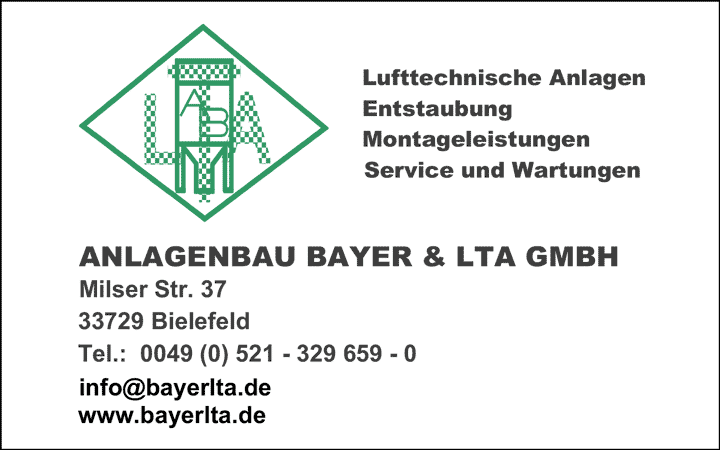 Analagenbau Bayer LTA